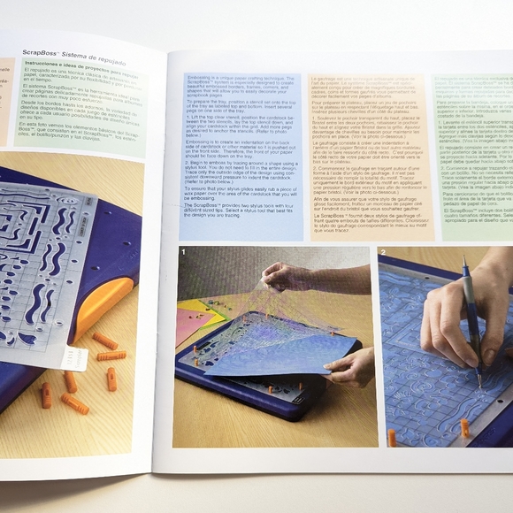 FISKARS | ScrapBoss Embossing Stencils (NEW) - Picture 7 of 9